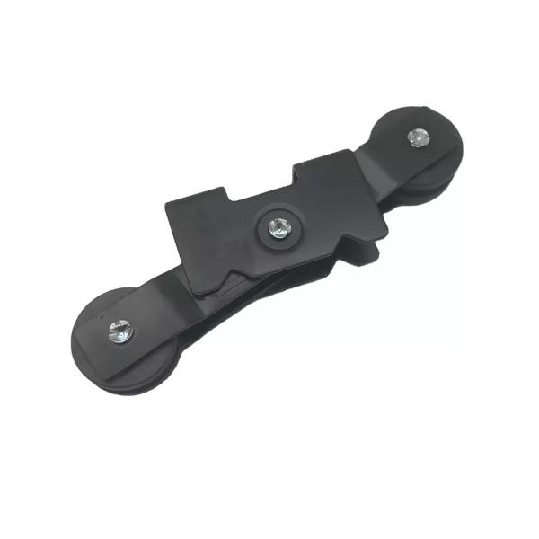 Carretillas Adjustable Steel Sliding Door Wheels Black Painting Housing Steel Door Wheel Window Roller Wheel for Mexico Market
