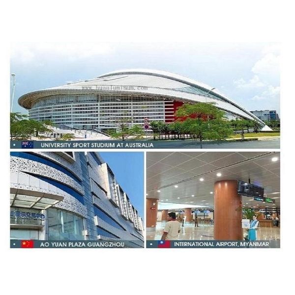 Architectural 3050mm Aluminium Solid Panel Fire Resistant Outdoor