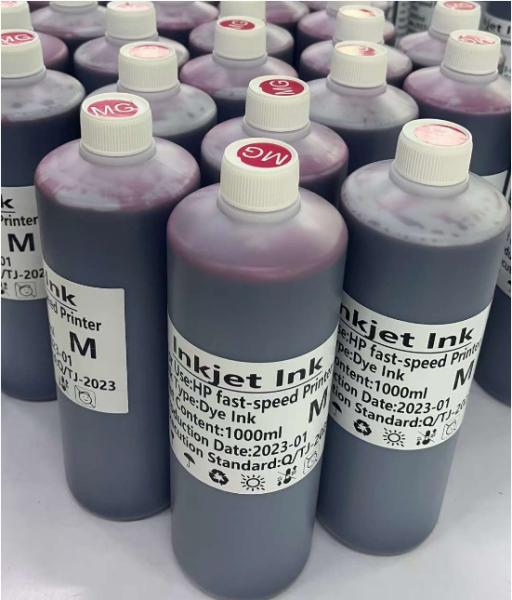 Wholesale 1000ml Dye Based Ink for HP PageWide Wide Format Inkjet Printer GAGA Machine for HP 452 477 552 577 975 971 77650 973
