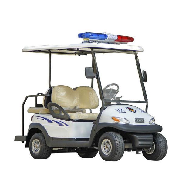 White 4 Seater Electric Security Patrol Vehicles 48V 3.7KW Aluminum Material