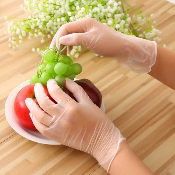 M4.0-5.5g Disposable Vinyl Glove Size S Minimum Order 100 Box Medical Protective Gloves Non Latex Powder Free Non Sterile
