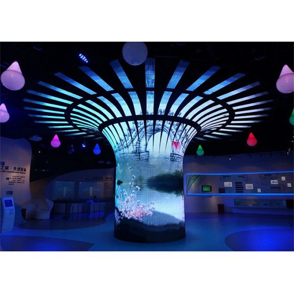 Flexible LED Display Soft Rubber Module Slim Lightweight Indoor Ribbon Fanless Design