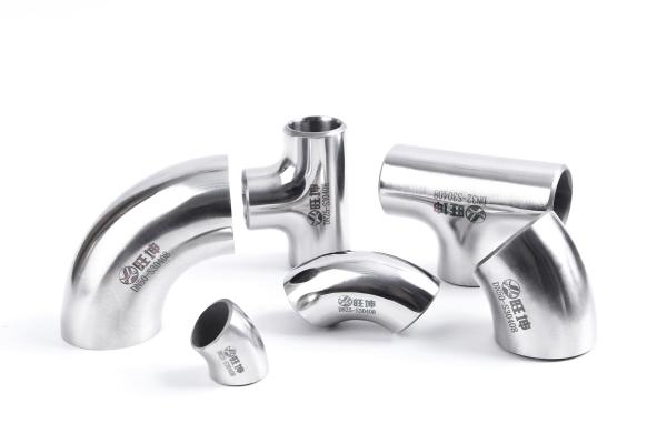 Brushed Stainless Steel Butt Welding Fittings Customized For Chemical Industrial