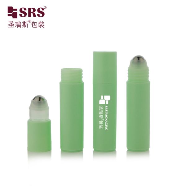RPPF-20ML Empty PCR PP Injection Roll On Bottle Frosted Faded Red For Refreshing