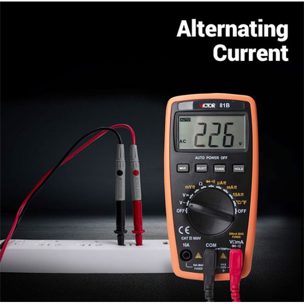Small Type VICTOR Digital Multimeter Resistance Capacitance Frequency Temperature
