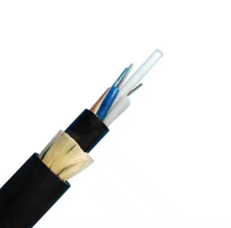 1km-5km ADSS Fiber Optic Cable Single Mode Self Supporting 24 Core G652D