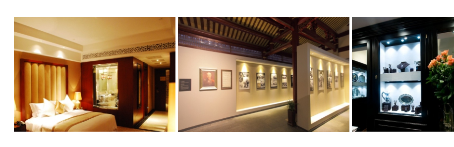 Серебряные / белые / черные светодиодные мини шкафы 200-240V Алюминиевые светодиодные мини-задней лампы 3W IP65 водонепроницаемый для мебели