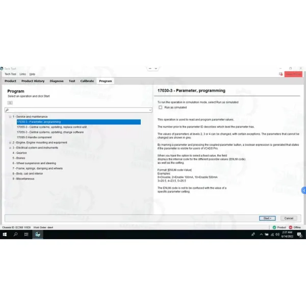 VOCOM 2 88894000 Усовершенствованный диагностический инструмент экскаватора для грузовиков Mack и тяжелых грузовых автомобилей