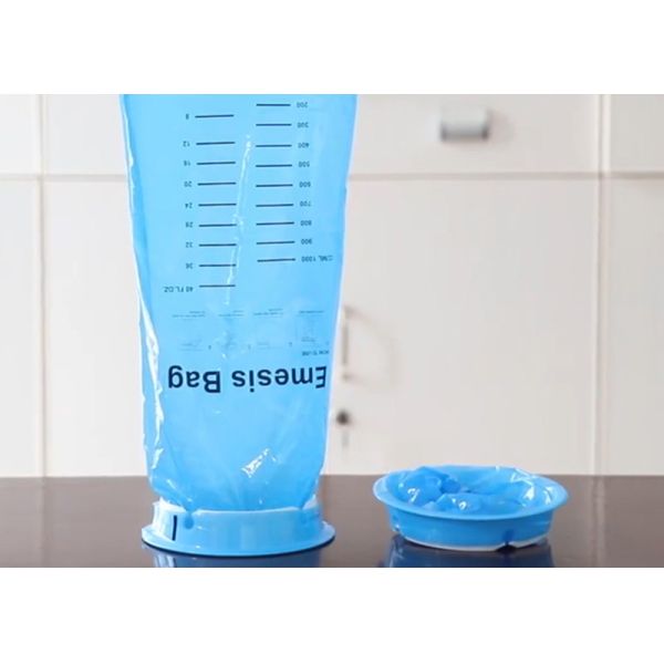 Тошнота отхода болезни Emesis медицинской сумки рвоты устранимая пластиковая