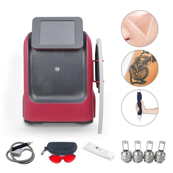 Portable 755nm Picolaser Tatoo Remover Q Switch Nd Yag Picosecond Laser Tattoo Removal Machine