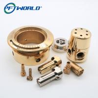 Partes de latón mecanizado dorado Mecanizado CNC Componentes mecanizados OEM