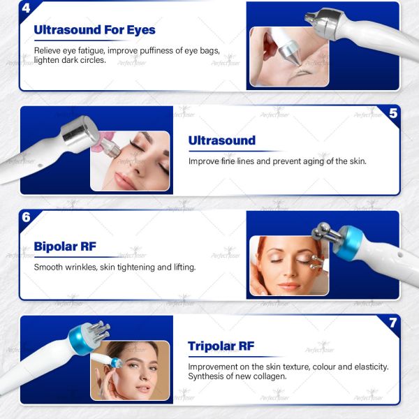 100V-240V напряжение гидро лицевой аппарат с функцией очистки кожи затягивания