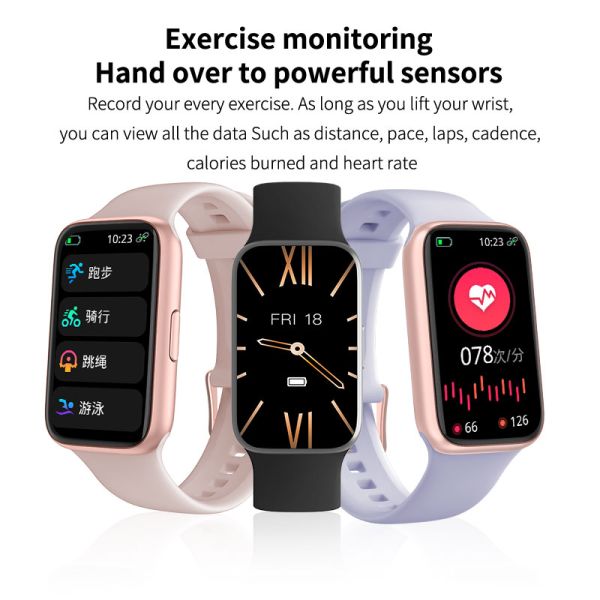 BT4.0 140mA Fitness Tracker Smartwatch Sedentary Call Alert Smartwatch