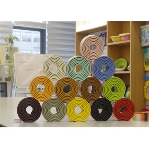 Brown Baby Safety Corner Guards , Child Safety Corner Cushions SGS Certification