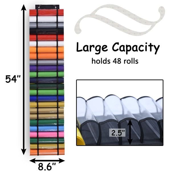 Vinyl Houseware Plastic Products Roll Organizer 48 Compartments