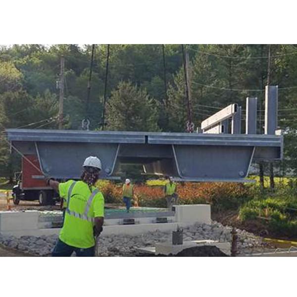  Pre-Engineered Box Steel Girder Bridge Two Cell Box Tubular