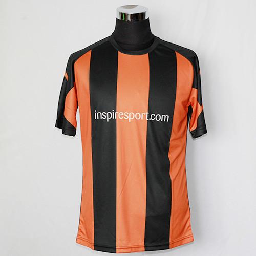 A equipe de futebol 100% impressa do poliéster não veste nenhum limite da cor nenhum desvanecimento