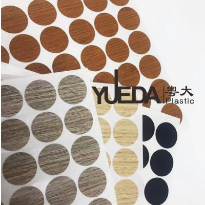 Customizable Round Adhesive Screw Cap Stickers For Furniture Panels Dustproof