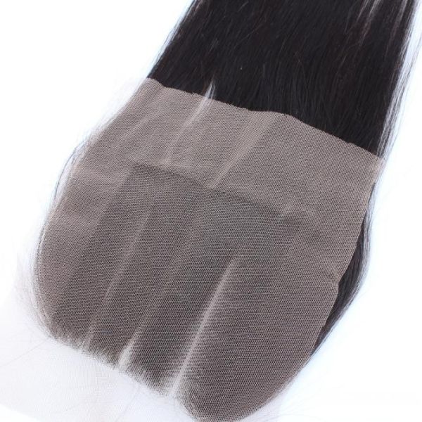 Large Stock Order Natural Color Straight Brazilian Hair Remy Lace Front Closure