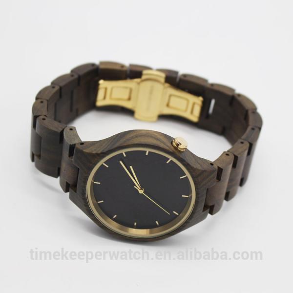 wholesale wood watches ,made in china ,stainless steel case back ,high quality wood watches 2016