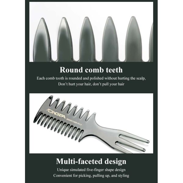 Professional Barber Combs Multi Shape Oil Hair Comb Salon Styling Tools