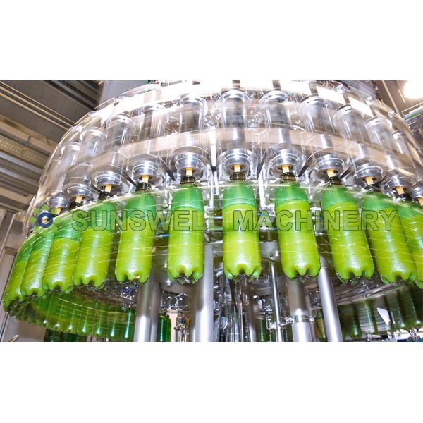 Линия водоочистки толкотни фруктового сока, оборудование сока разливая по бутылкам