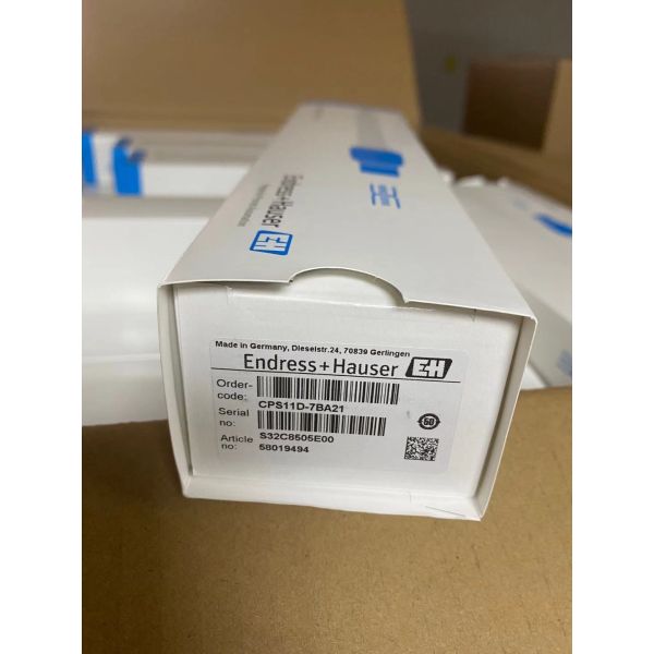 Endress+Hauser CPS11D-7BA21 | Memosens pH Electrode, 0–14 pH, Pg 13.5, Gel