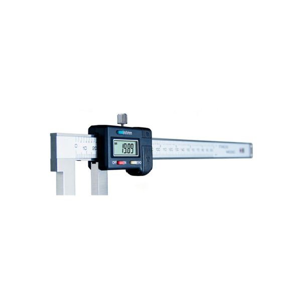 25-200mm/1-8'' Cylindrical Head Internal Groove Digital Caliper 0.01mm High Precision Stainless Steel