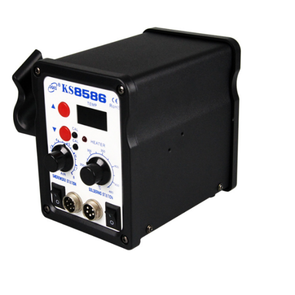 SMD Gun AC110V 700W SMD Rework Soldering Station 120cm Handle