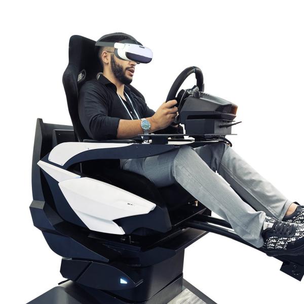 Simulateur de course VR de réalité virtuelle 9d 4 Jeux 1100w Voiture électrique Jeu VR