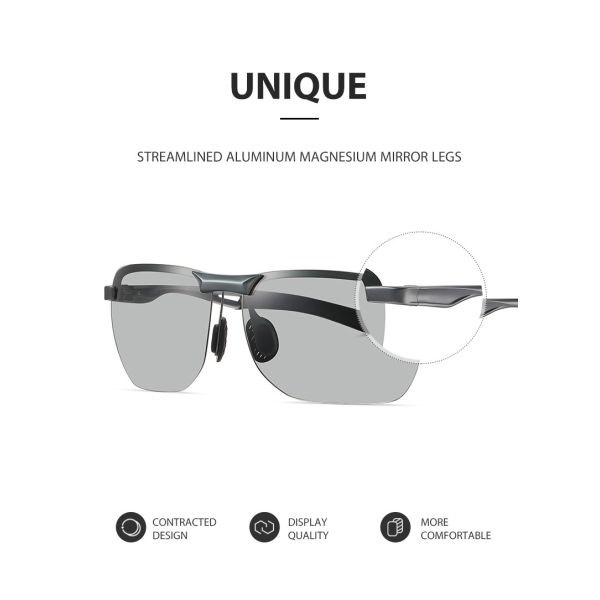 Al Mg Ultra Light Sunglasses REVO coated , TAC Lens Mens Driving Sunglasses