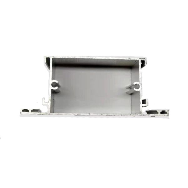 Construction Aluminum Frame Extrusions Set 6063 T5 White Powder Coated Surface