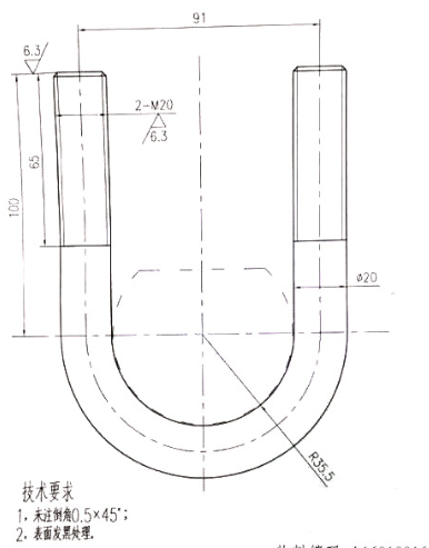 Carbon Steel 35K Stainless Steel SUS304 U Bolt Screw Pipe U Clamp Galvanizing Polishing