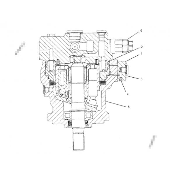 165-9337 Swing Motor Assy , E345B Hydraulic Track Drive Motor