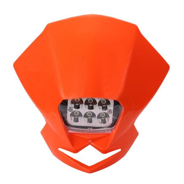 Universal Fan-Shaped LED Lights for Motorcycle Headlight Customized Modification