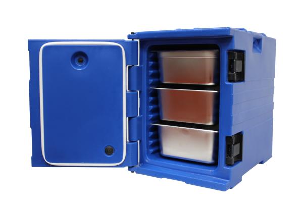 Front Loading Insulated Pan Carrier To Keep Food Hot Polyethylene Nylon