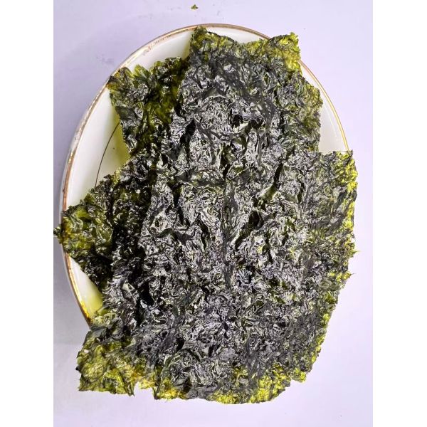 BRC Certified Gluten-Free Low-Fat Roasted Seaweed Snacks with Sea Salt Flavor for Retail and Food Industry
