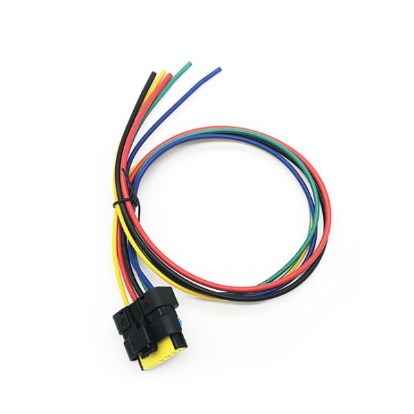 Auto Throttle Valve 6 Pin Automobile Wiring Harness IATF16949 Female Pin Connector Wire