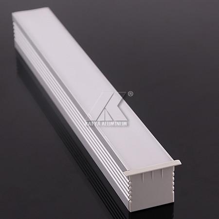 RoSH Aluminum Alloy Profile , Led Extrusion Profiles 6063 Alloy 5.8-5.98m Length