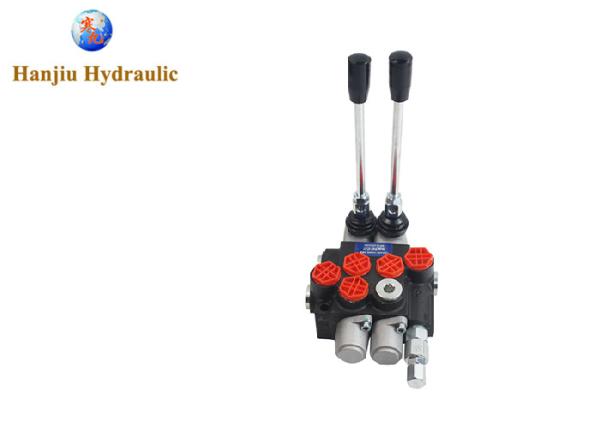 40 Liter Monoblock Control Valve 2P40 Two Spools G 3/8 Open Center Spool 2P40 A1C1 GKZ1