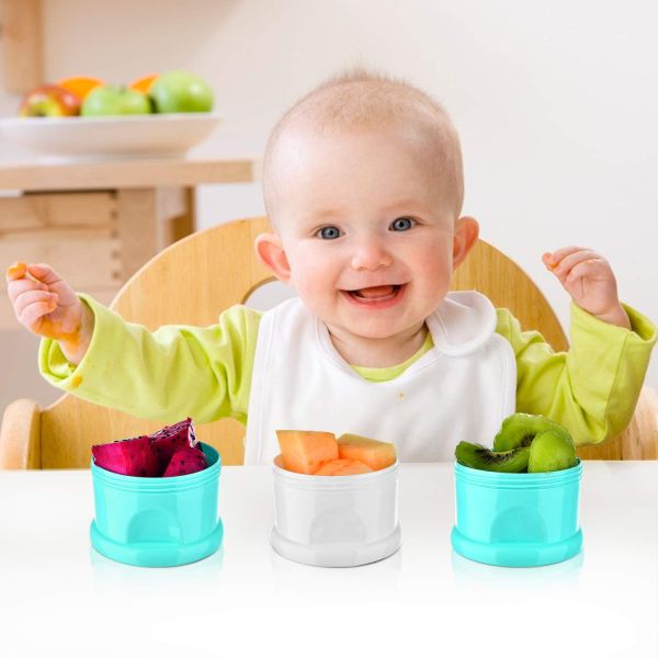 Portable Sealed PP Baby Milk Powder Container Multi Function
