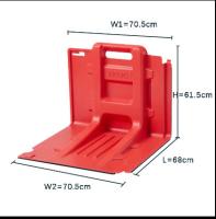 Temporary Flood Barrier Garage Protection Home Flood Control System