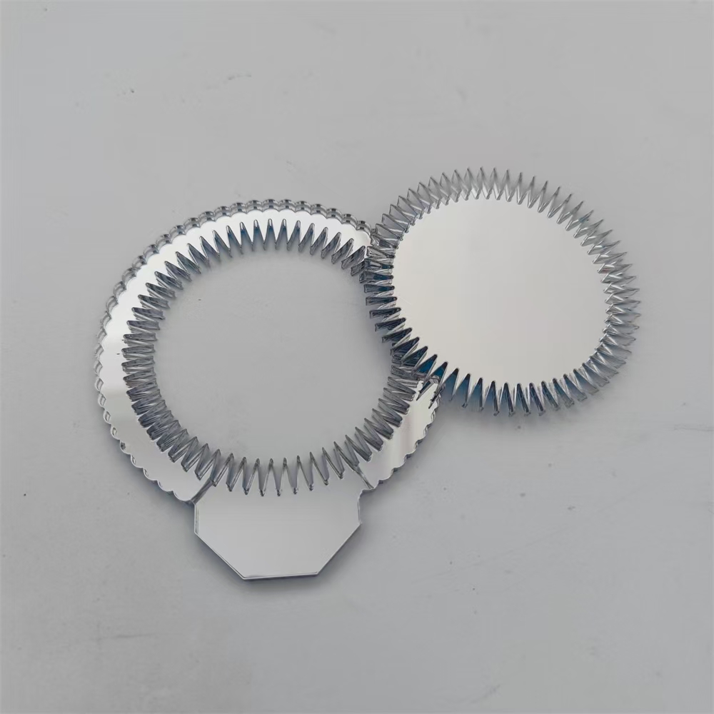 Custom Shape Laser Cut Acrylic Mirror PMMA Decorative Plastic Mirror for DIY Crafts Wedding and Wall Art Decoration
