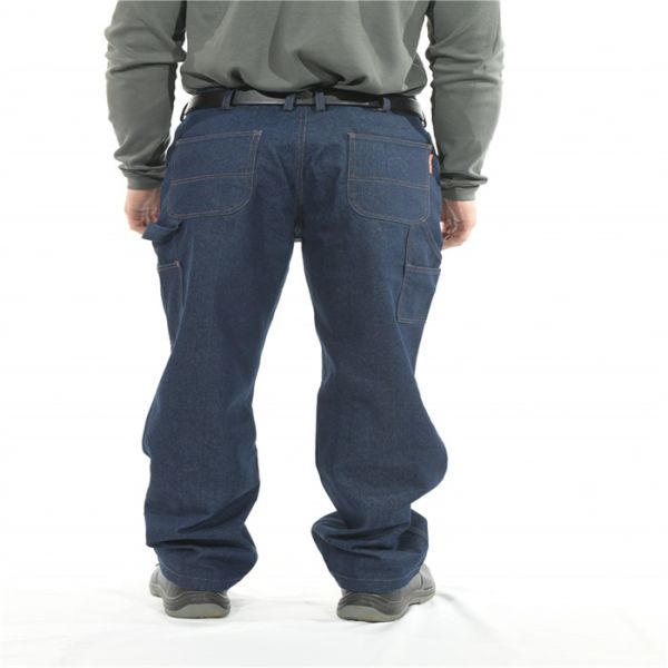 Джинсовая ткань 100 хлопчатобумажных огнестойких брюк-карго Джинсы из хлопка защищают от теплового пламени