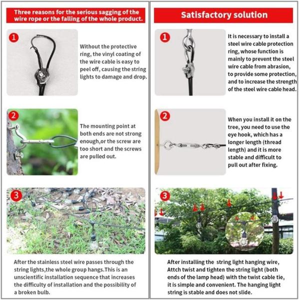 ZINC PLATED Finish Outdoor Light Suspension Kit for Hanging Yoga Swing and Hammock Chair