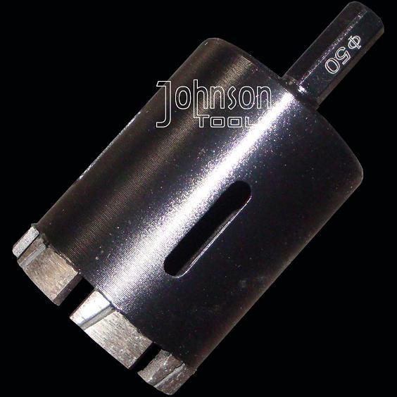Bocados de perfuração soldados prata do núcleo do diamante 51mm