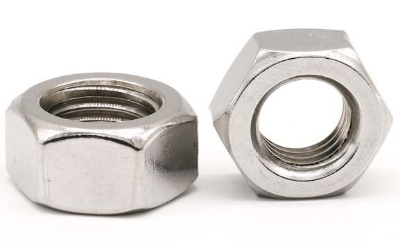 DIN934 Stainless Steel Hex Nut Diameter M3-M60 Gr 4 / Gr 6 / Gr 8 Grade