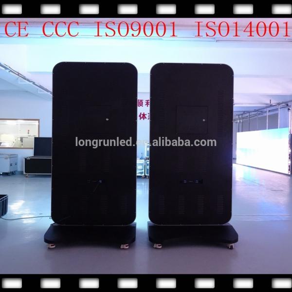 P2.5/P3/P4 Water Resistant LED Advertising Screen 2121SMD Black Pearl LED Type