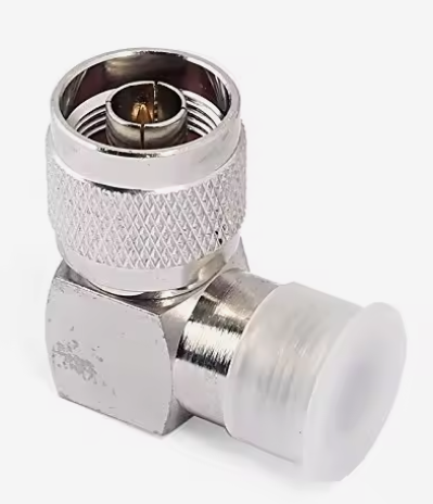 IP67 Waterproof RF Coaxial Adapter with DC-3GHz Frequency and Brass Material Right Angle N Connector
