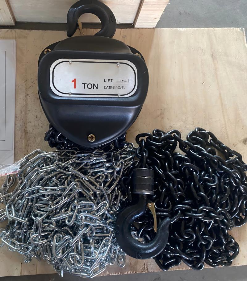 HSC Portable Chain Block CE Certified Manually Operated Hoists Featuring Robust Chain Mechanism